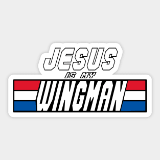 Jesus Is My Wingman Christian Clothing Jesus Lord And Savior Sticker